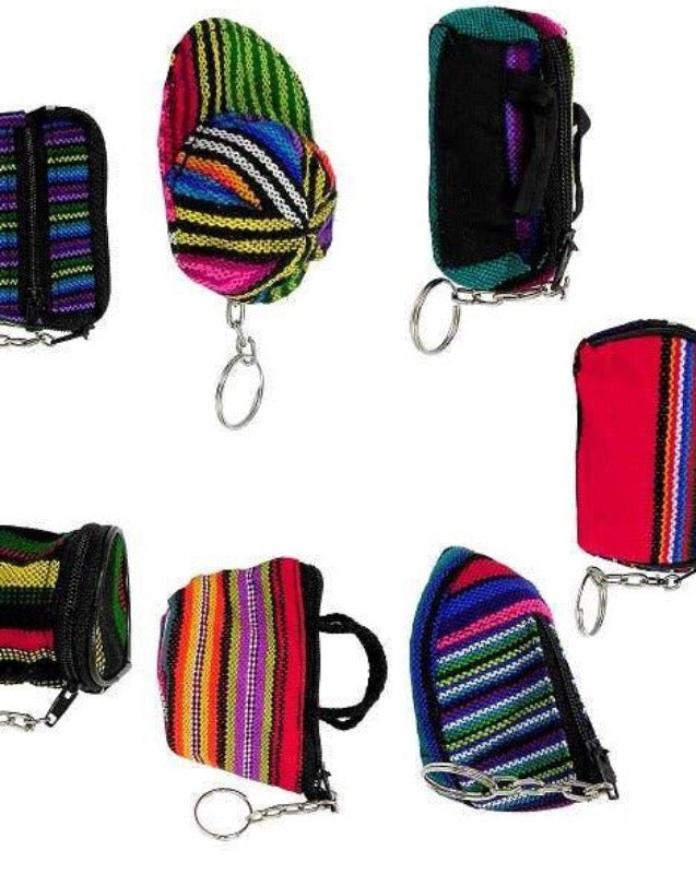 HANDMADE WOVEN Bag shaped key chains