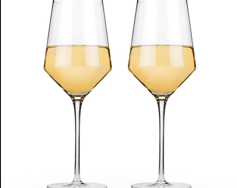Raye Crystal Chardonnay Glasses (Set of 2)by Viski