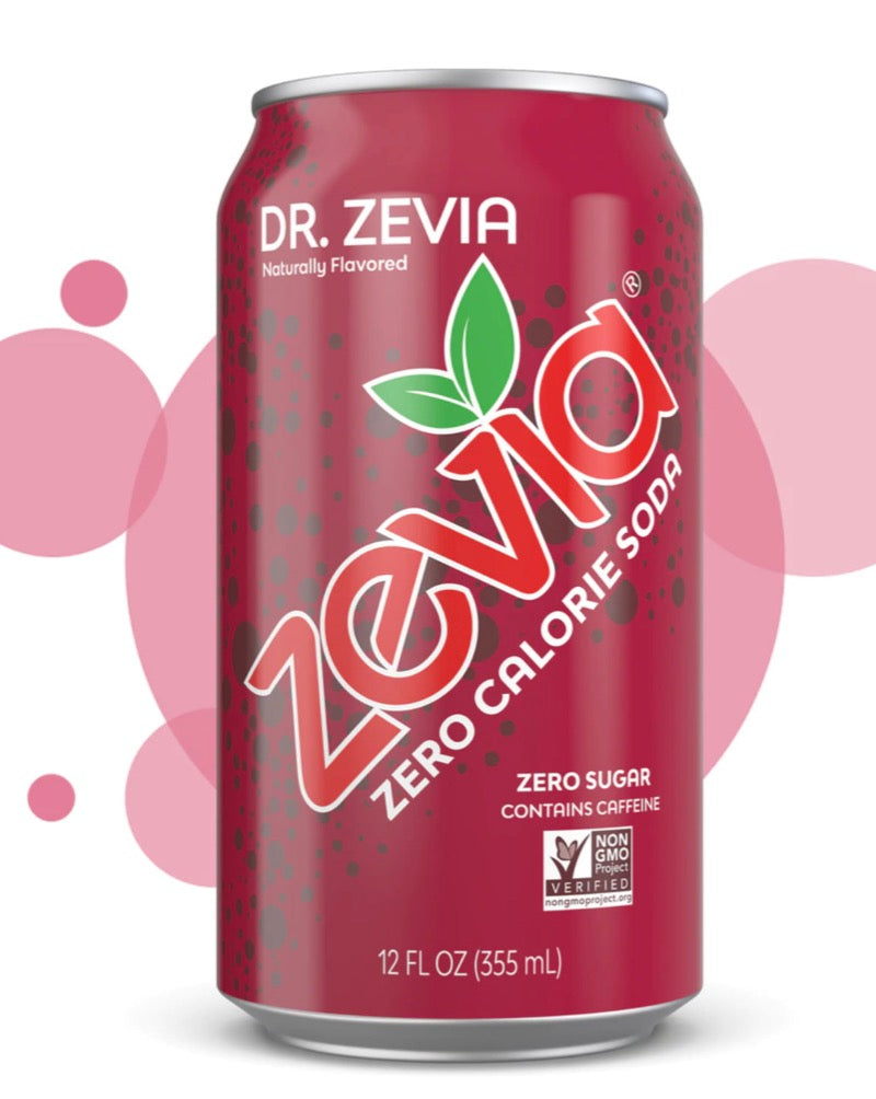 When you get a craving, indulge in the bold and unique taste of Dr. Zevia. It’s got a bit of spice, a dash of citrus, and a delicious, cherry fruity finish - overflowing with a variety of flavors that will quench just about any thirst.