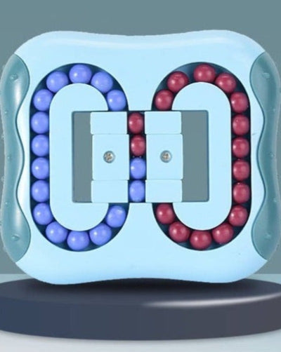 The magic bean cube toy is made of high-quality ABS material, which is not only portable, but also tasteless, stable and not easily broken, so you can use it with confidence and keep it for a long time.  Rotating magic bean toys can effectively train people's hand-eye coordination, concentration, patience, strategic thinking and problem-solving ability.