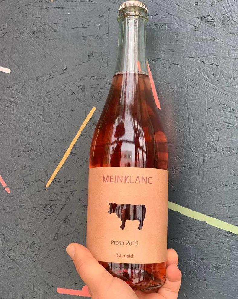 100% Pinot Noir Burgenland, Austria.  Woman winemaker - Angela Michlitz. All natural. Biodynamic. Just ever so slightly fizzy. Squeaky clean. Strong backbone. So vibrant is glows. Smattering of strawberries.