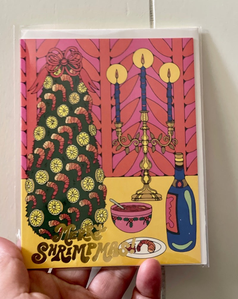 Merry Shrimpmas Card