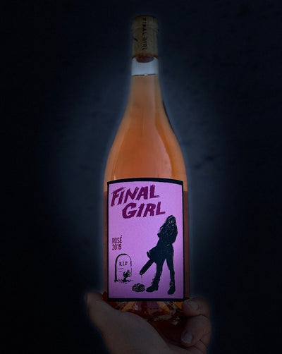 100% Pinot Noir Santa Ynez Valley, California.  Woman winemaker - Anna Clifford. All natural. For the final girl standing when the last drop of wine hits the floor. Bone chillingly fresh. A strawberry and basil monster mash that will make you scream... for more!