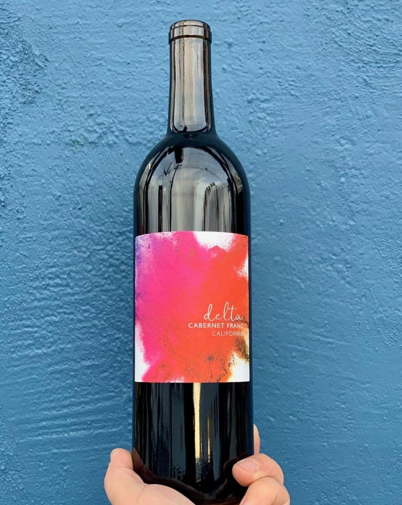 100% Cabernet Franc Healdsburg, California.  Woman winemaker - Alexis Iaconis. All natural. $1 is donated per bottle to help fight climate change. Sage + cedar. Green peppercorns. Black licorice. Tomato leaf. Bell pepper. Blood oranges dipped in dark chocolate.