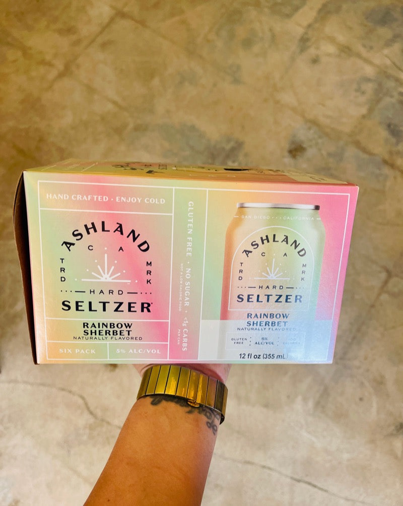 Ashland Rainbow Sherbet Hard Seltzer 6 pack