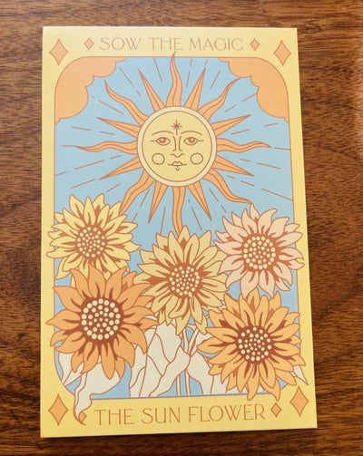 Sow The Magic The Sun Flower seed packet