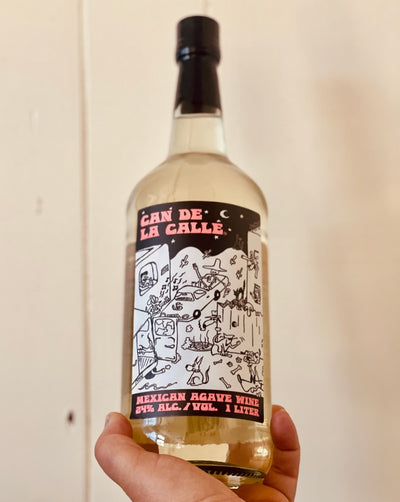 100% Mexican Agave Wine Jalisco, Mexico.  Woman winemaker - Melly Barajas. Named after the dogs Melly rescues in Guadalajara and brings to live out at her rural distillery in Jalisco. Can be sipped alone or in the rocks or in cocktails. 1 liter!