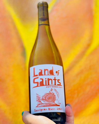 100% Sauvignon Blanc.  Santa Barbara County, California.  Woman winemaker - Angela Osborne. All natural. Sur lie aged for nine months. Crisp and refreshing like jumping in a green apple, melon pool on a warm green-grass breezy day. Lemon whip. Tropical minerals.