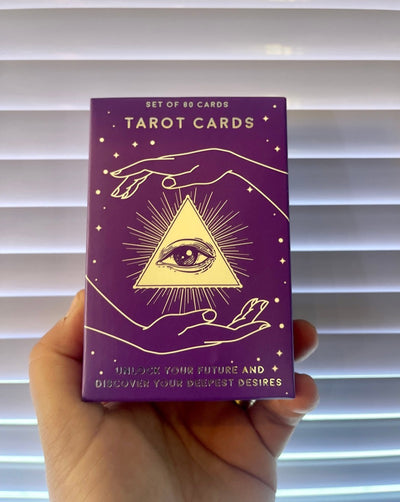 Have you always wondered what your future holds? Unlock the secrets in your future with these designed tarot cards and see what your reading might reveal.  Made in United Kingdom