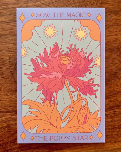 Sow The Magic The Poppy Star seed packet
