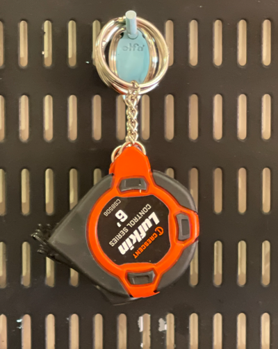 Measuring Tape Key Chain. Super handy and made in the USA