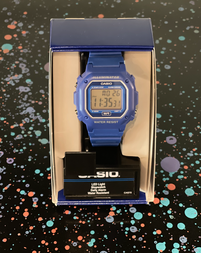 Casio Watch Illuminator BLUE