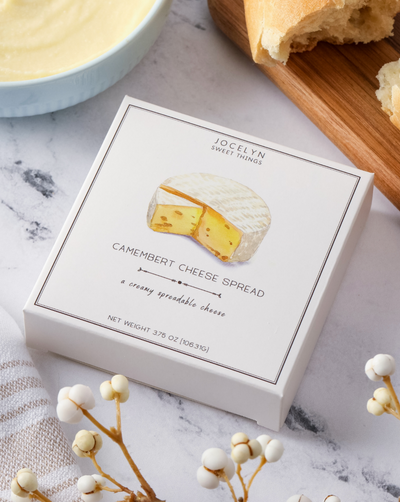 Our white cheddar and camembert cheese spread are so amazing! Shelf-stable and amazing in gift baskets and perfect for wineries.
