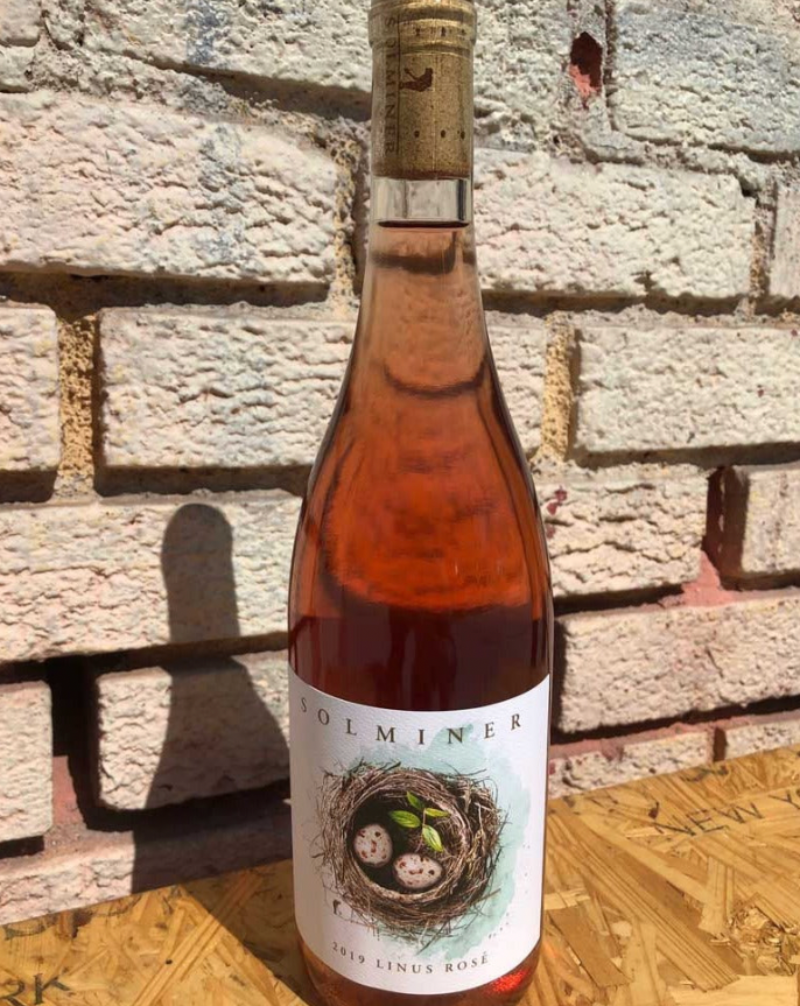 33% Grenache. 33% Syrah. 33% Malbec.  Santa Barbara County, California  Lady winemaker - Anna DeLaski All Natural. Electric strawberry  Food friendly + refined  vivacious + refreshing like your favorite niece/nephew