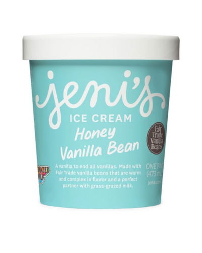 A vanilla to end all vanillas. Made with Fair Trade vanilla beans that are warm and complex in flavor and a perfect partner for a touch of honey and grass-grazed milk.  We have never thought of vanilla as boring. Our version is rich and complex, with notes of amber, dried fruit, and butter cake. Meticulously grown and cured Fair Trade vanilla beans complement the incredible grass-grazed milk we’ve sourced for years from small Ohio dairies.