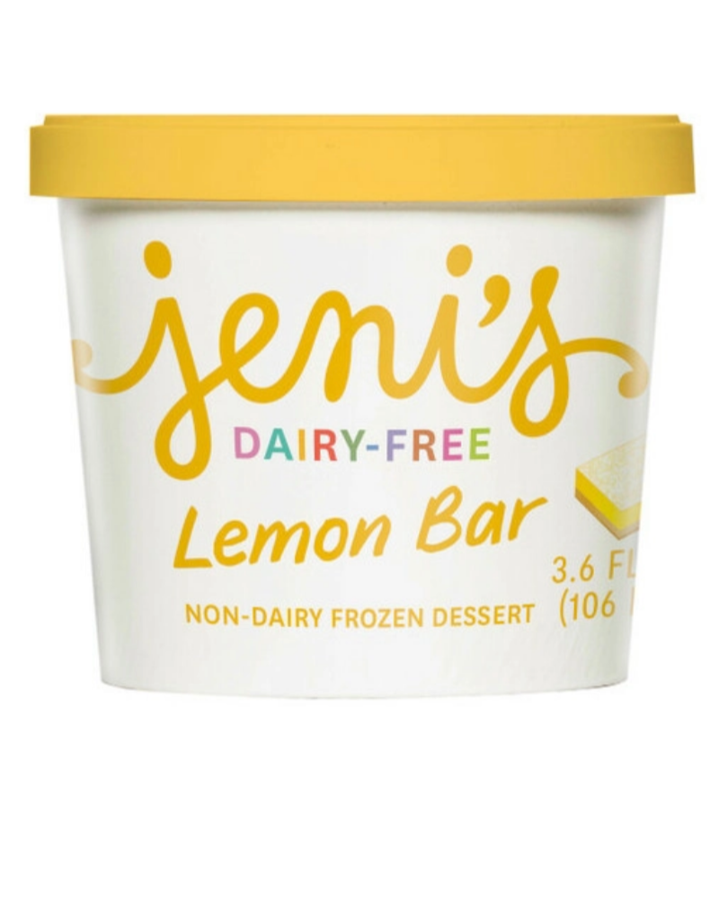 For you lemon lovers. Punchy lemon curd, shortbread crust, and rich coconut cream.  Lemon Bar ice cream in ready-to-roam 3.6 oz. cups (with a spoon under the lid).