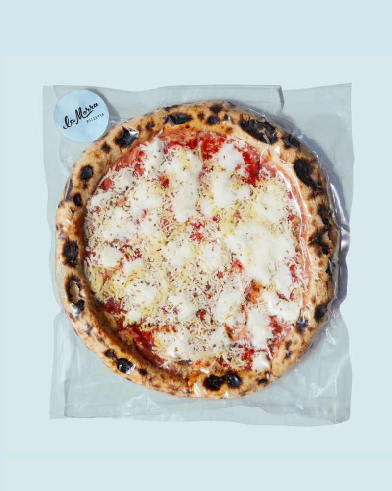Naturally leavened, wood fired pizza re-imagined, packaged and frozen for your at-home enjoyment using all of the ingredients and techniques that you know and love. Cooks in your home oven in just 8-10 minutes.