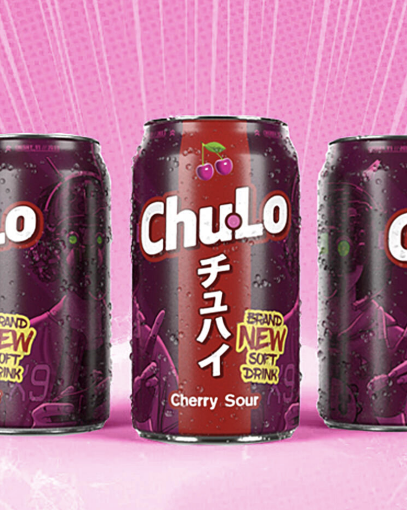 Here's the one you've been waiting for, Chu Lo infused with dark cherry flavour combined with sour fizz kick. Made in the UK.  Made with 17.7% fruit juice.  Women owned.
