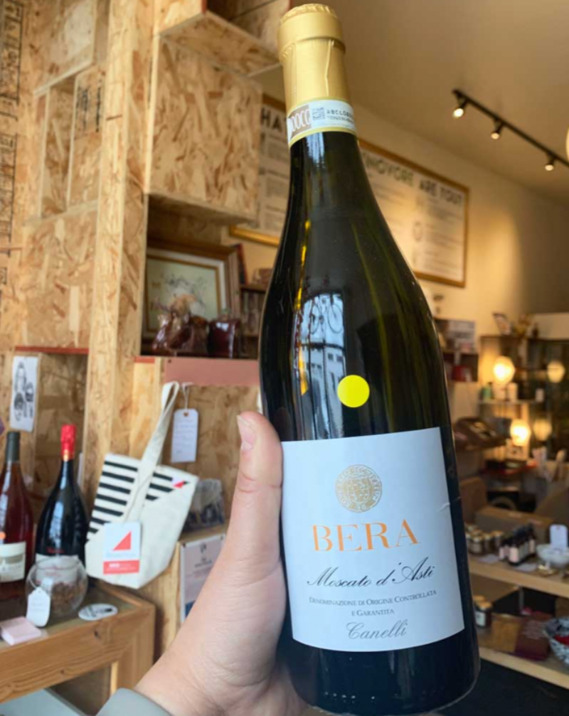 Piedmont, Italy.  Woman winemaker - Alessandra Bera. All natural. Sweet + delicate foamer. Bright + fresh fizzy goodness. Panty dropper. Dried apricots. White flowers. Great with spicy Asian food.