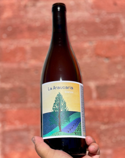 100% Listan Blanco Canary Islands, Spain.  Woman winemaker - Dolores Cabrera Fernandez. All natural. Very, Very DRY like the Mohave. Dill, lemon Yogurt. Funky Funkerson. Licking pennies. Wet hot garbage in a good way? Mineral Mountain. Roasted green chillies.