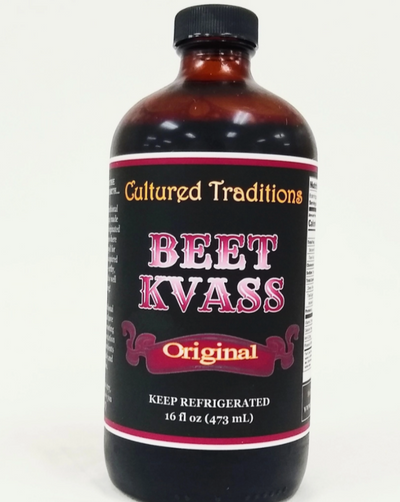 THEY CALL IT THE BLOOD OF THE EARTH... Beet Kvass is a traditional fermented beverage made from raw beets. It originated in Eastern Europe where it has been enjoyed for centuries. It is an acquired taste for some – earthy, tangy, salty, but it is well worth acquiring! Beets are a nutritional powerhouse that have many health promoting properties. Fermentation process makes nutrients more bio-available and aids digestion. Give Beet Kvass a try, your body will love you for it. 