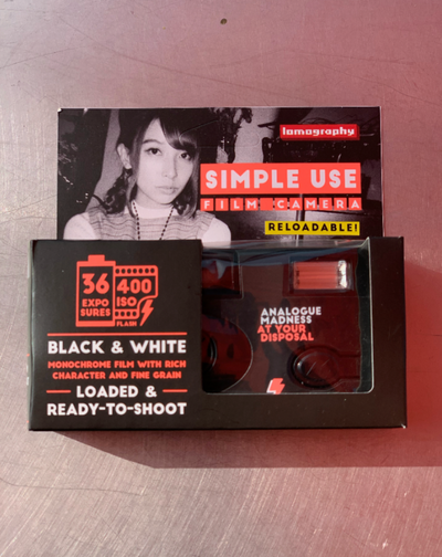 Lomography Black and White Reloadable Film Camera