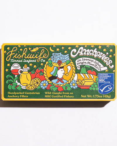 Say hello to the richest, butteriest anchovies that have ever met your lips. Enjoy with good bread and butter, simmered into a rich tomato pasta sauce, or stirred into a caesar salad.   Our anchovies are:   ✨ Hand-packed by a third-generation, family-owned cannery on the Cantabrian coast using an artisanal process perfected over decades.
