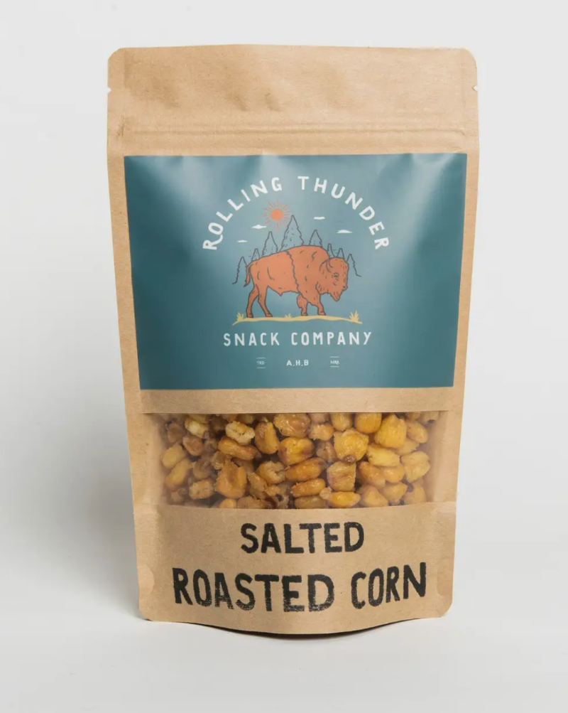 Rolling Thunder Snack Company is the latest brand by American Heritage that includes our favorite go to snacks for the road, a hike, or wherever your travels take you. Our first series includes our personal favorite Roasted Corn. The corn is roasted and salted for a mouthwatering perfect snack when you need that double punch of salty plus crunchy snack to munch on endlessly.