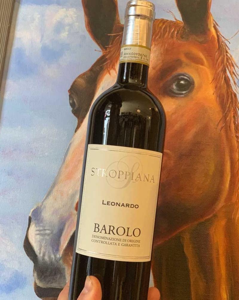 100% Nebbiolo Barolo Piedmont, Italy.  Woman winemaker - Stefania Stroppiana. Brushwood and smokey tobacco. Woody spice. Warm and velvety like the best blanket for your tongue. Queen of wine.
