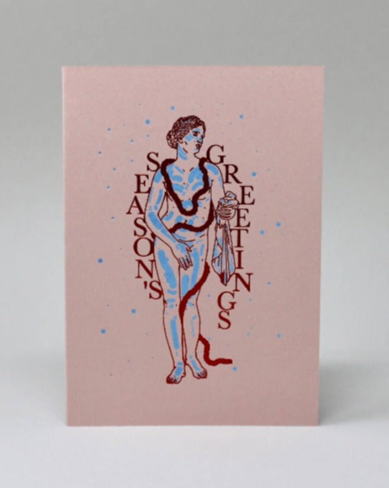 Season's Greetings - Aphrodite card. Blank inside.