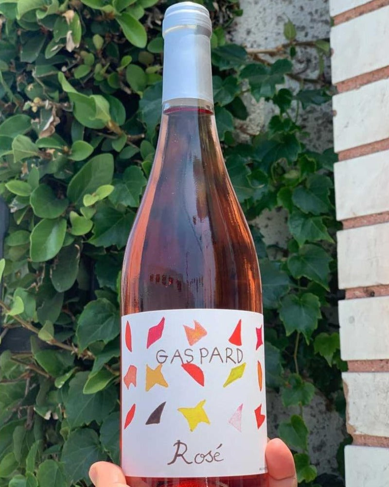 Gaspard RoséGaspard Rosé Cabernet Franc Gamay Loire, France.  Woman winemaker - Jenny Lefcourt. Natural/organic. 40 year old vines. Clay + limestone. Cranberry bubblegum. White pepper. Dried herbs. Dry + unusual like a good comic!