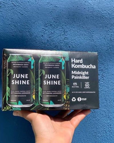 June Shine "Midnight Painkiller" Hard Kombucha 6 pack
